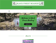 Tablet Screenshot of blackforestmeadery.com